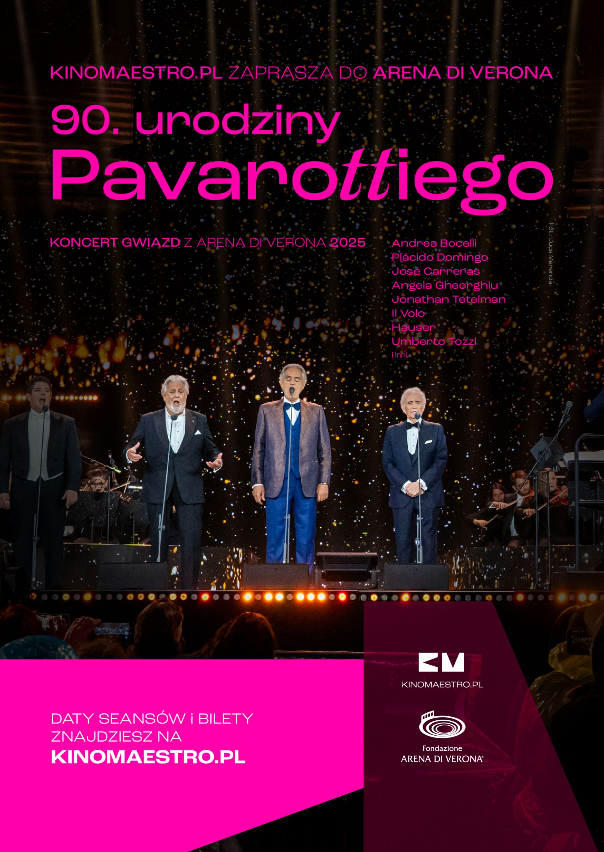 90. urodziny Pavarottiego | Kinoteka Kultury i Sztuki