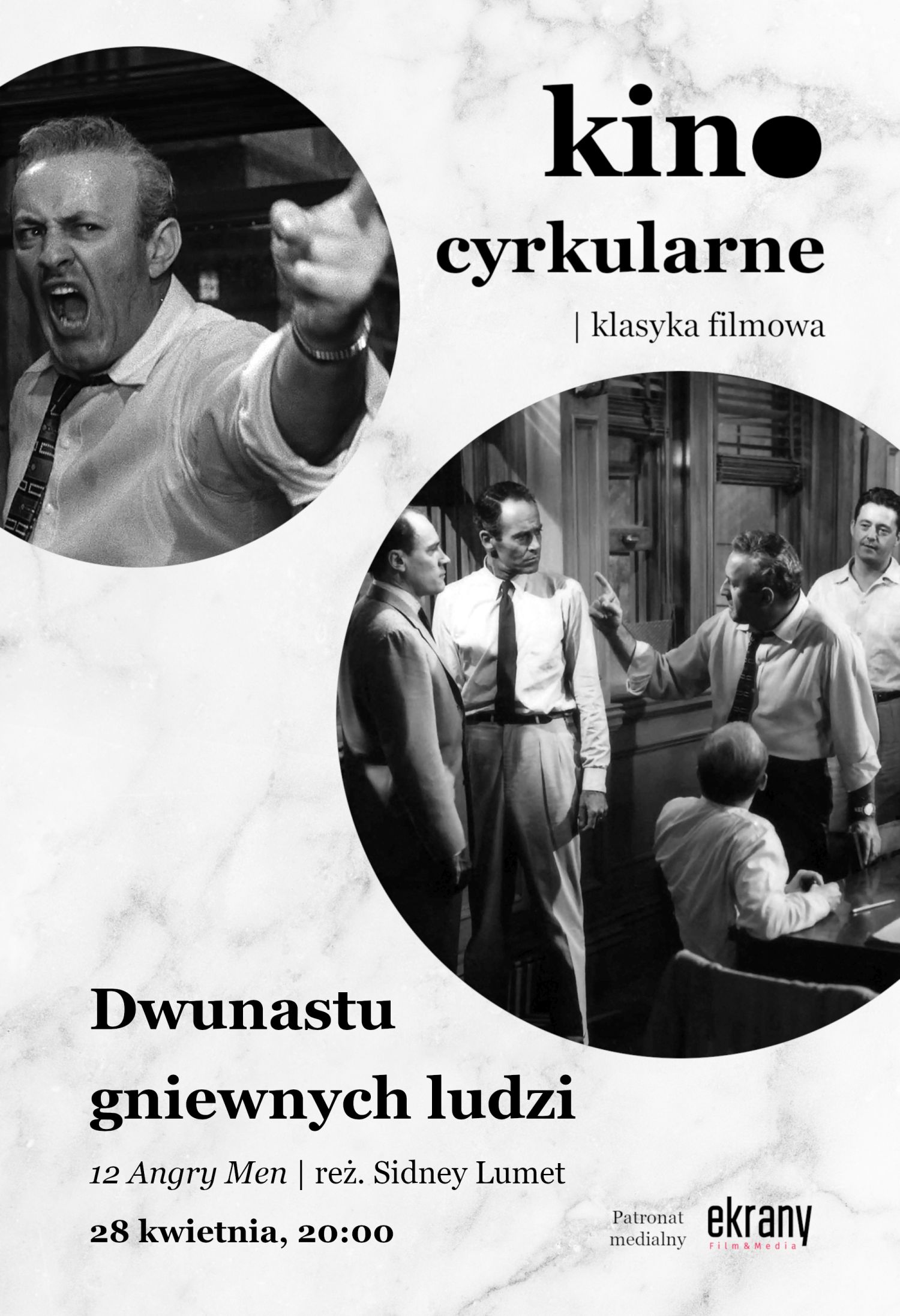 Dwunastu gniewnych ludzi | Kino cyrkularne – klasyka filmowa